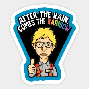 Matt The Radar Technician Sticker